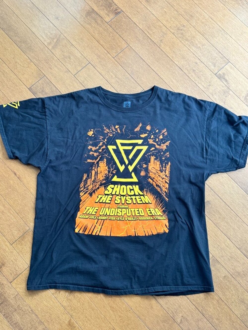 WWE NXT "Shock The System" Undisputed Era tee, size 2X